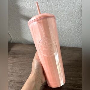 Starbucks 24 oz pink tumbler